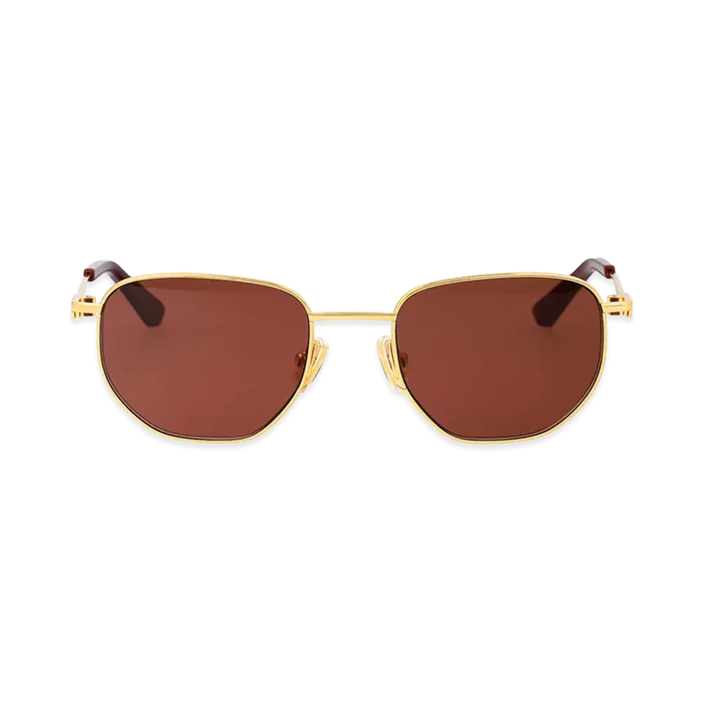 Bottega Veneta Sunglasses "Gold"