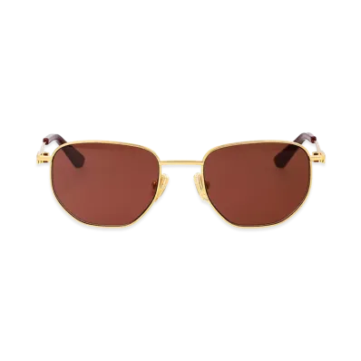Bottega Veneta Sunglasses "Gold"