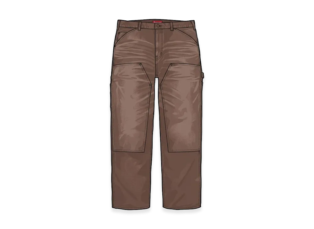 Supreme Worn Double Knee Painter Pant "Brown" (26FW)