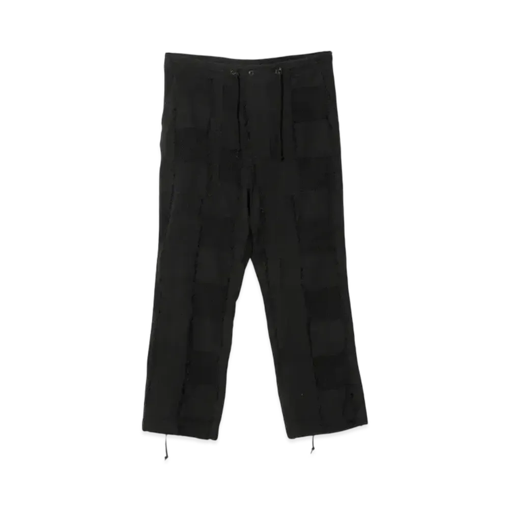 NEEDLES String Fatigue Pant - Ripstop Cut Jacquard "Black"