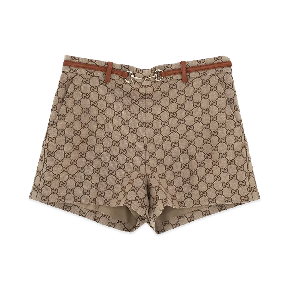 GUCCI Women's GG Shorts Clamp "Printed"