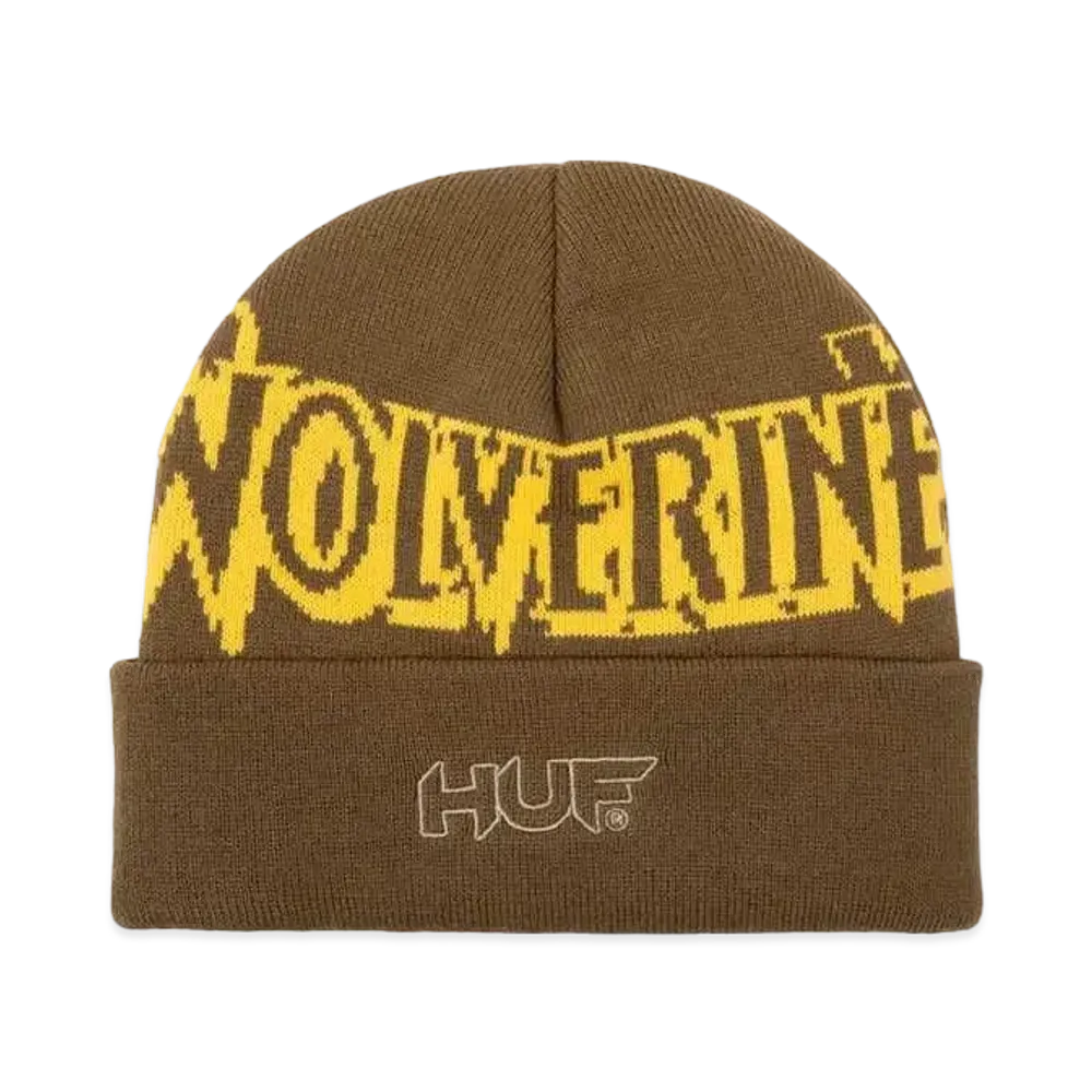 HUF x X-MEN Wolverine Beanie "Brown"