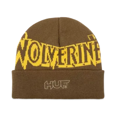 HUF x X-MEN Wolverine Beanie "Brown"