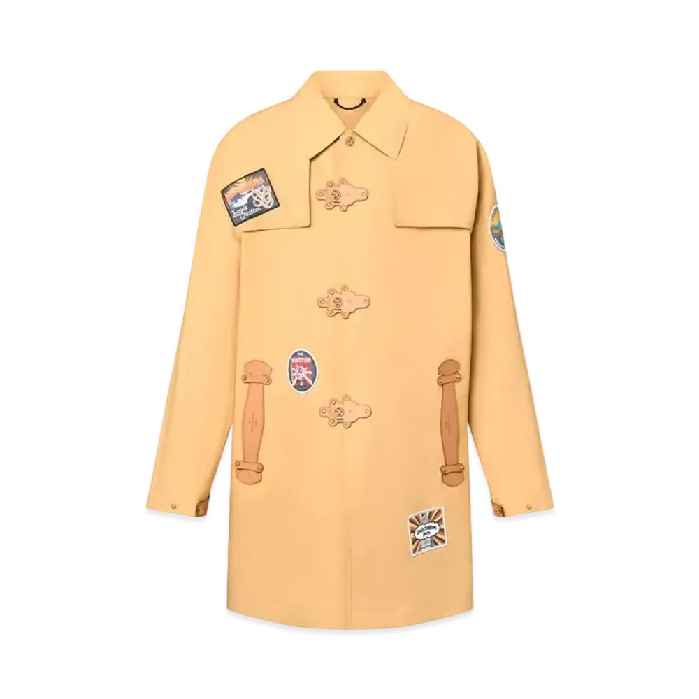 Tyler, The Creator x Louis Vuitton Embroidered Raincoat "Beige Sable"