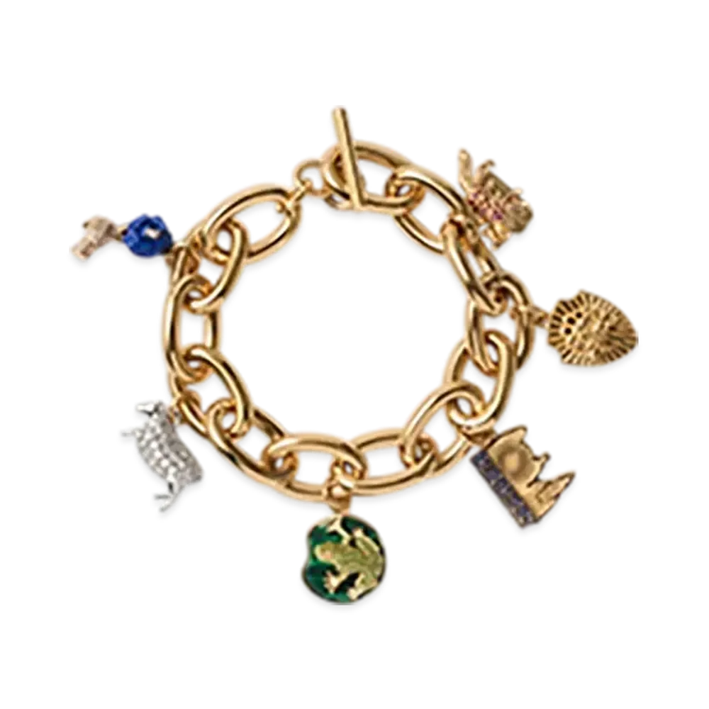 Burberry Charm Bracelet "Gold/Multicolour"