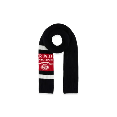 PRADA Cashmere Scarf "Black"