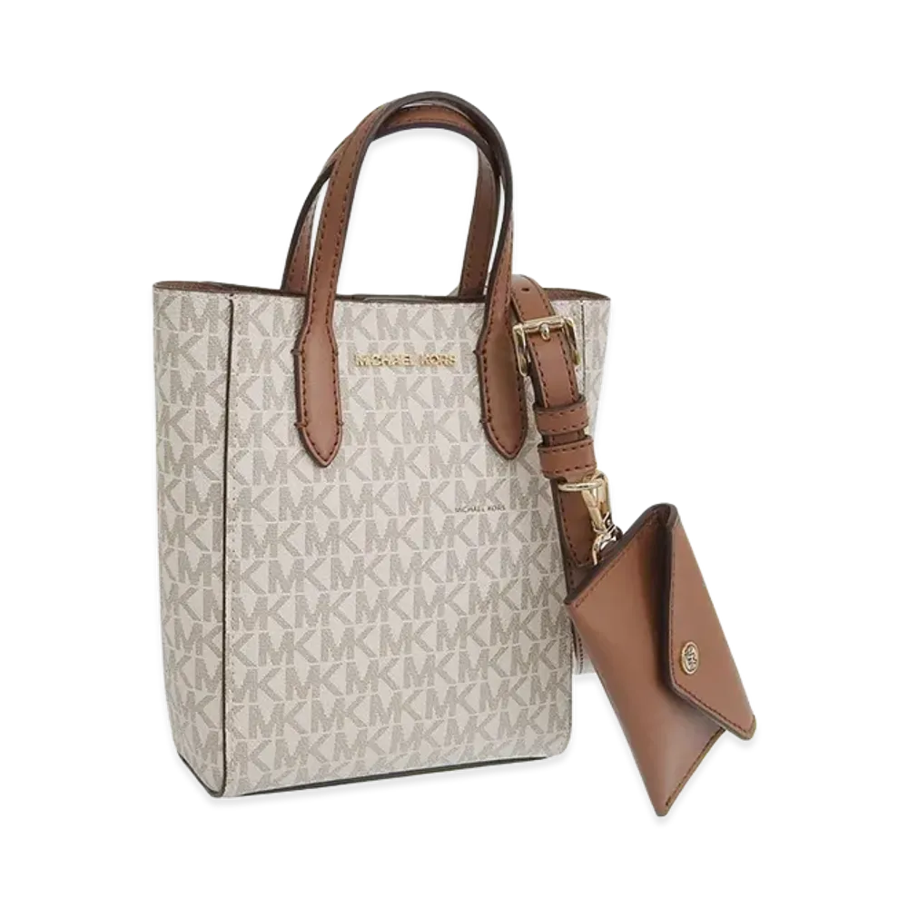 MICHAEL KORS Women's Vincent XS Xbody W/Crd Attch "Vanilla"