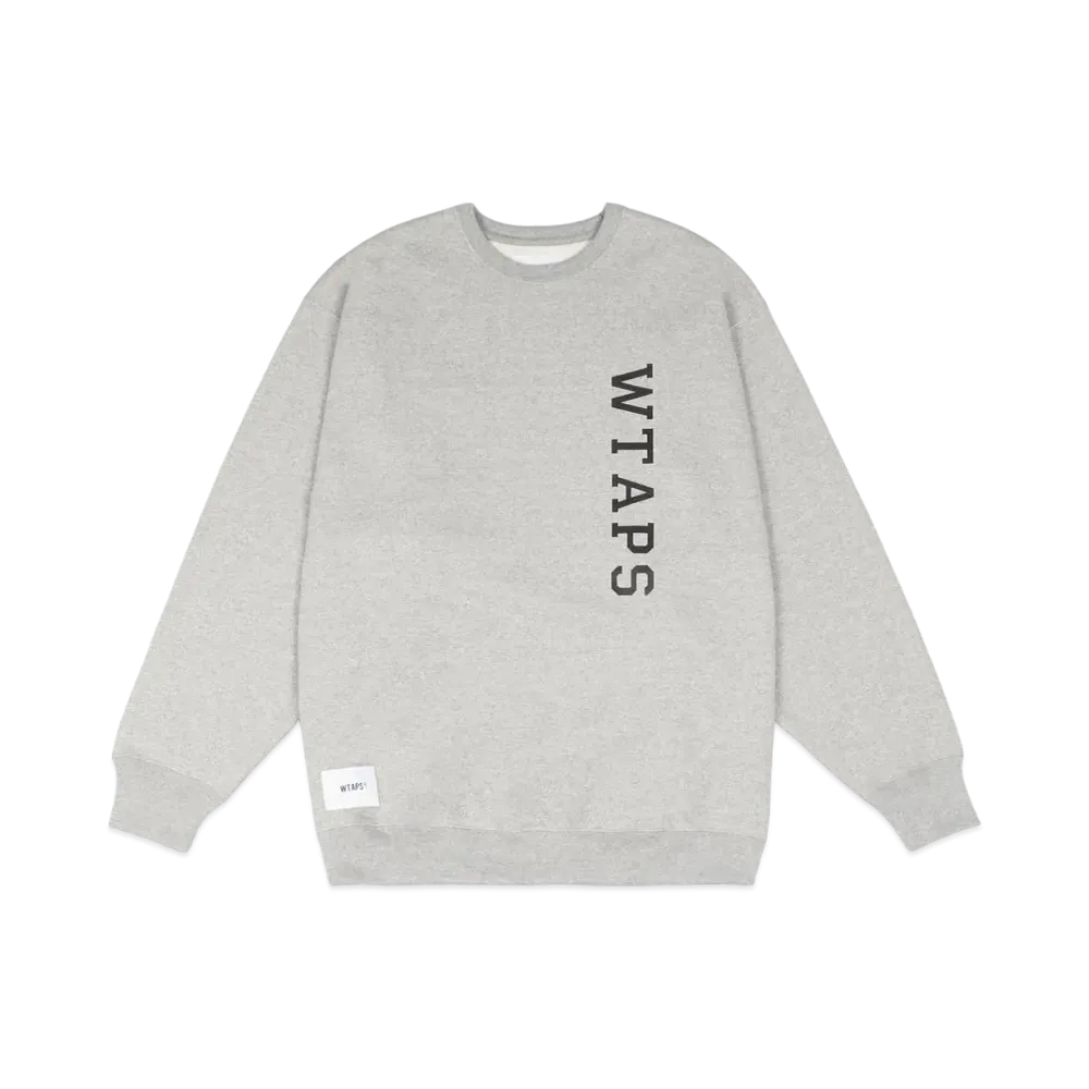 WTAPS Design 01 / Sweater / Cotton. College "Ash Gray"