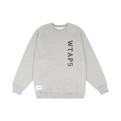 WTAPS Design 01 / Sweater / Cotton. College "Ash Gray"
