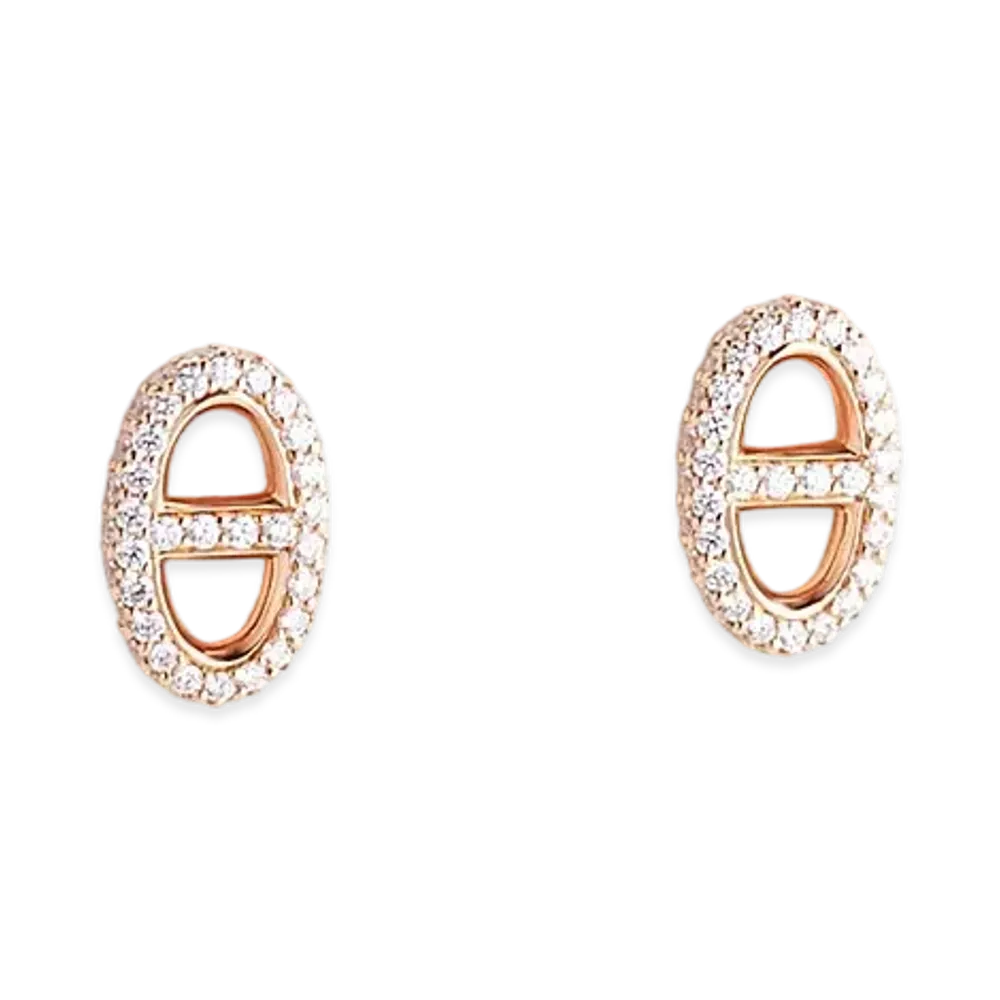 Hermes Farandole Earrings "Rose Gold"