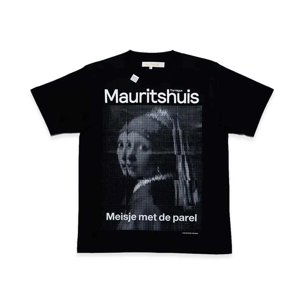 COMME des GARCONS Osaka x Mauritshuis x Tags Wkgpty Productions x Kosuke Kawamura Girl With a Pearl Earring SP Tee "Black"