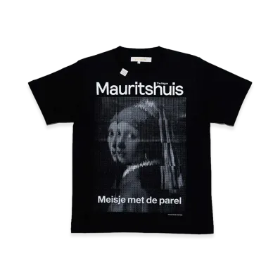 COMME des GARCONS Osaka x Mauritshuis x Tags Wkgpty Productions x Kosuke Kawamura Girl With a Pearl Earring SP Tee "Black"