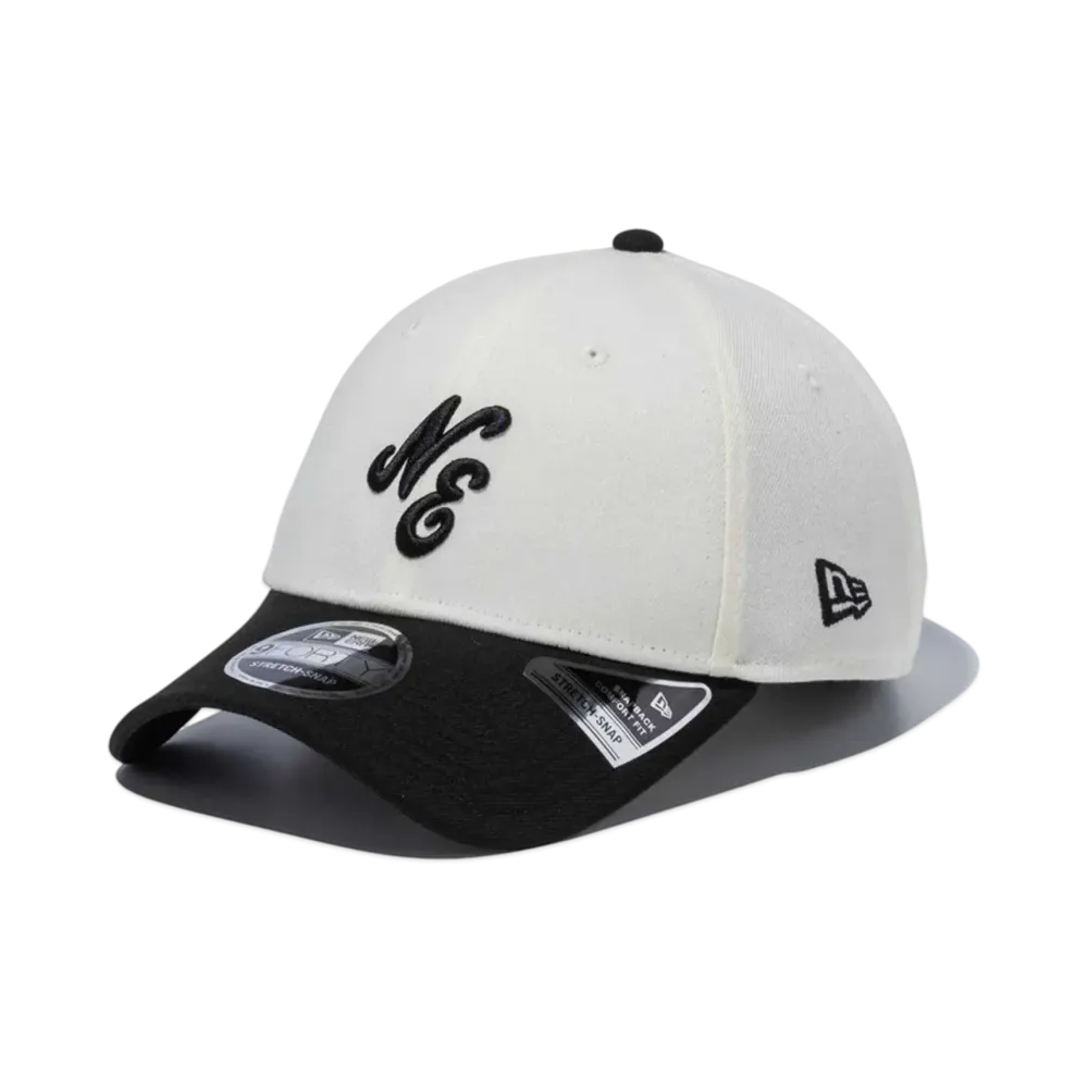 NEW ERA 9Forty Stretch Snap Classic Logo "Chrome White/Black"