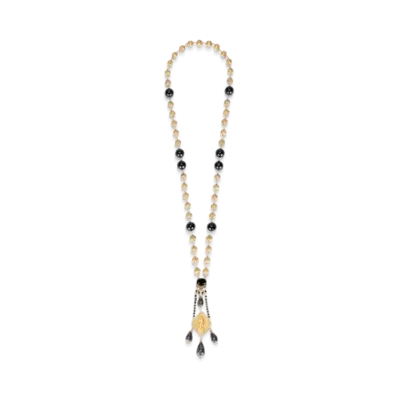 Dolce&Gabbana Necklace With Decorative Elements And Pendants "Black/Gold"