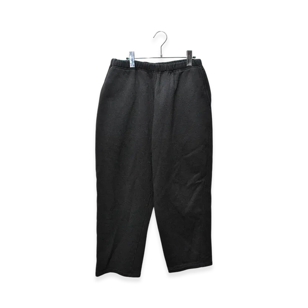 COMOLI Cotton Loopwheel Sweat Pants "Black"