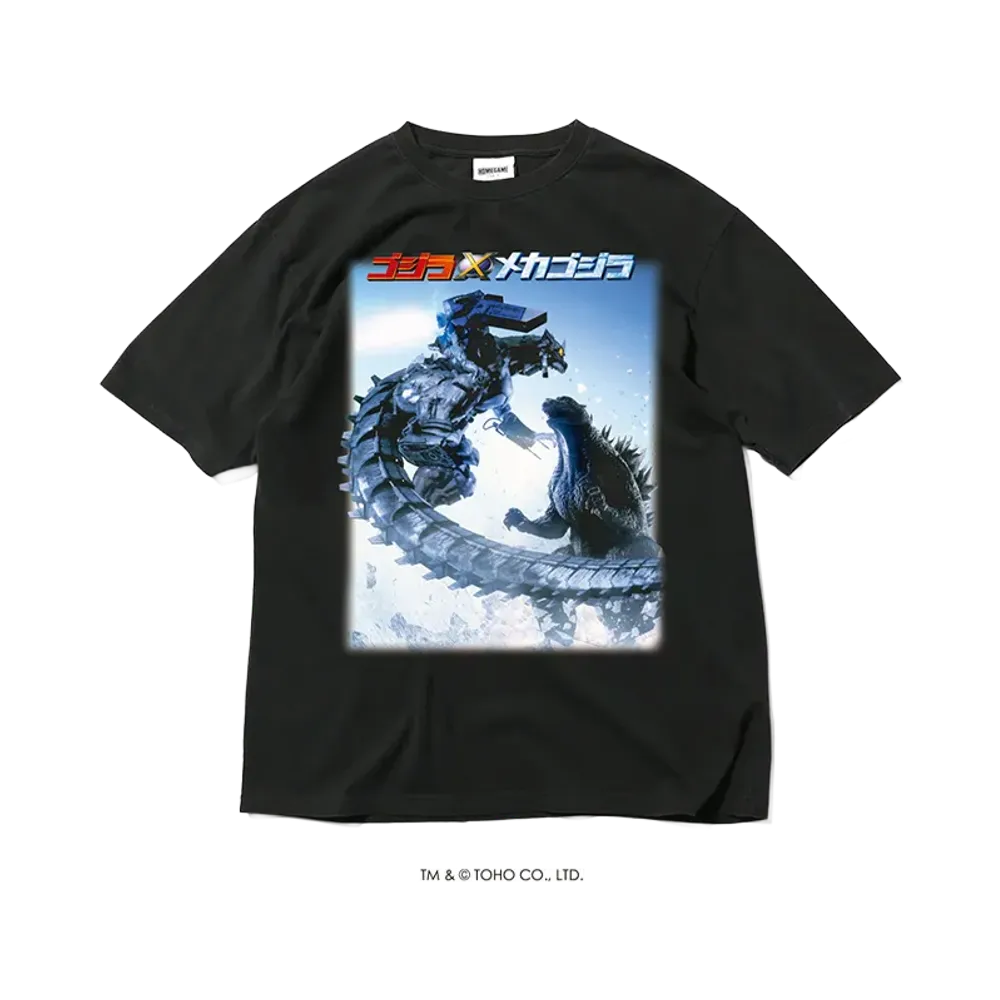 GODZILLA | HOMEGAME \ 2002 Godzilla ゴジラ×メカゴジラ TEE BLACK