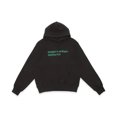 STARBUCKS x thisisneverthat Hoodie "Off Black"