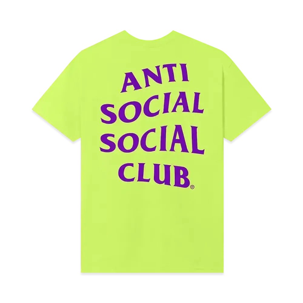 ANTI SOCIAL SOCIAL CLUB x WWE ASSC Mind Games Tee "Saftey Yellow"