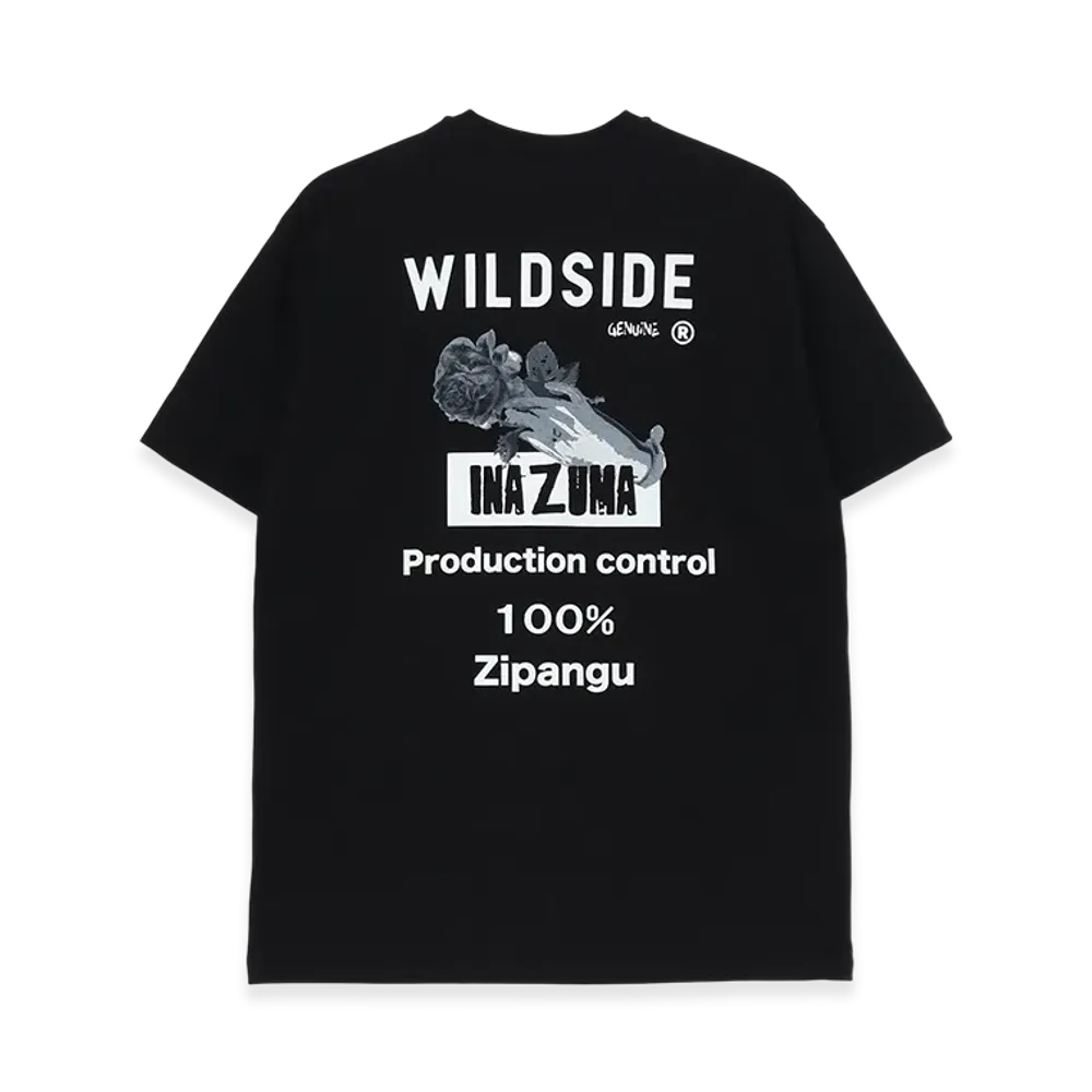 WILDSIDE YOHJI YAMAMOTO Zipangu T-Shirt "Black"