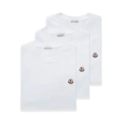 MONCLER SS Tshirt 3Pack "White"
