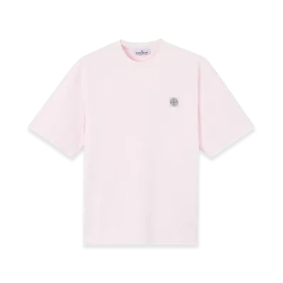 Stone Island 2100025 Combed Organic Cotton Jersey "Pink"