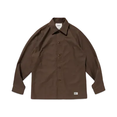 WTAPS Cbw / LS / Cotton. Twill "Brown"