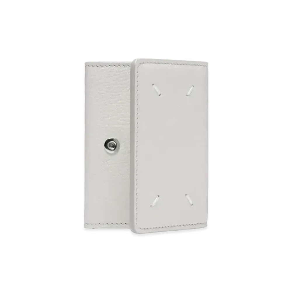 Maison Margiela Snap Button Leather Wallet "White"