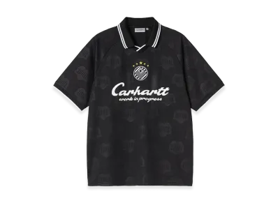 Carhartt WIP S/S Terrace Football T-Shirt "Heart Train Jacquard/Black"