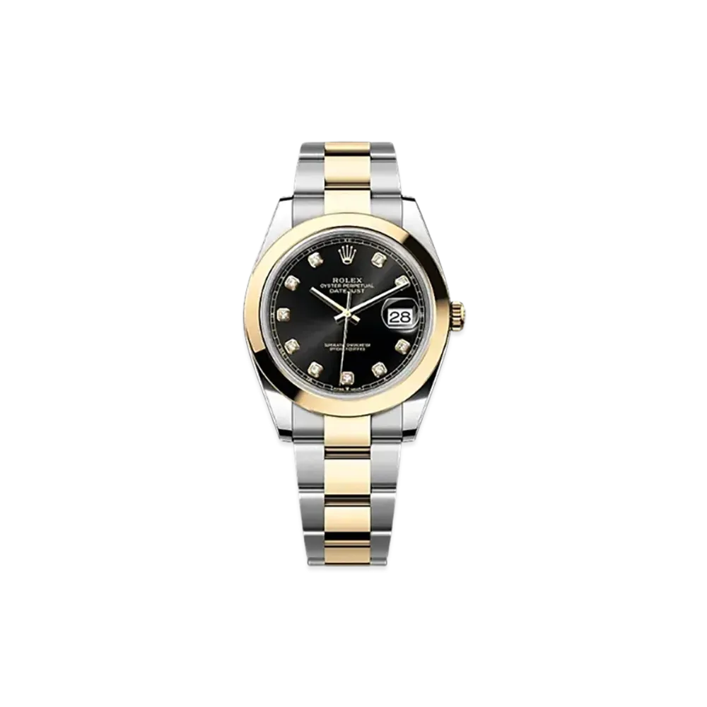 ROLEX Datejust 41 Oystersteel & Yellow Gold "Black"