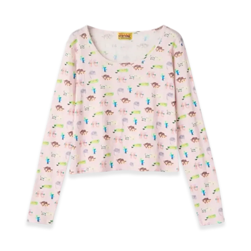 HYSTERIC GLAMOUR Lam 3:00 AM T-Shirt "Pink"
