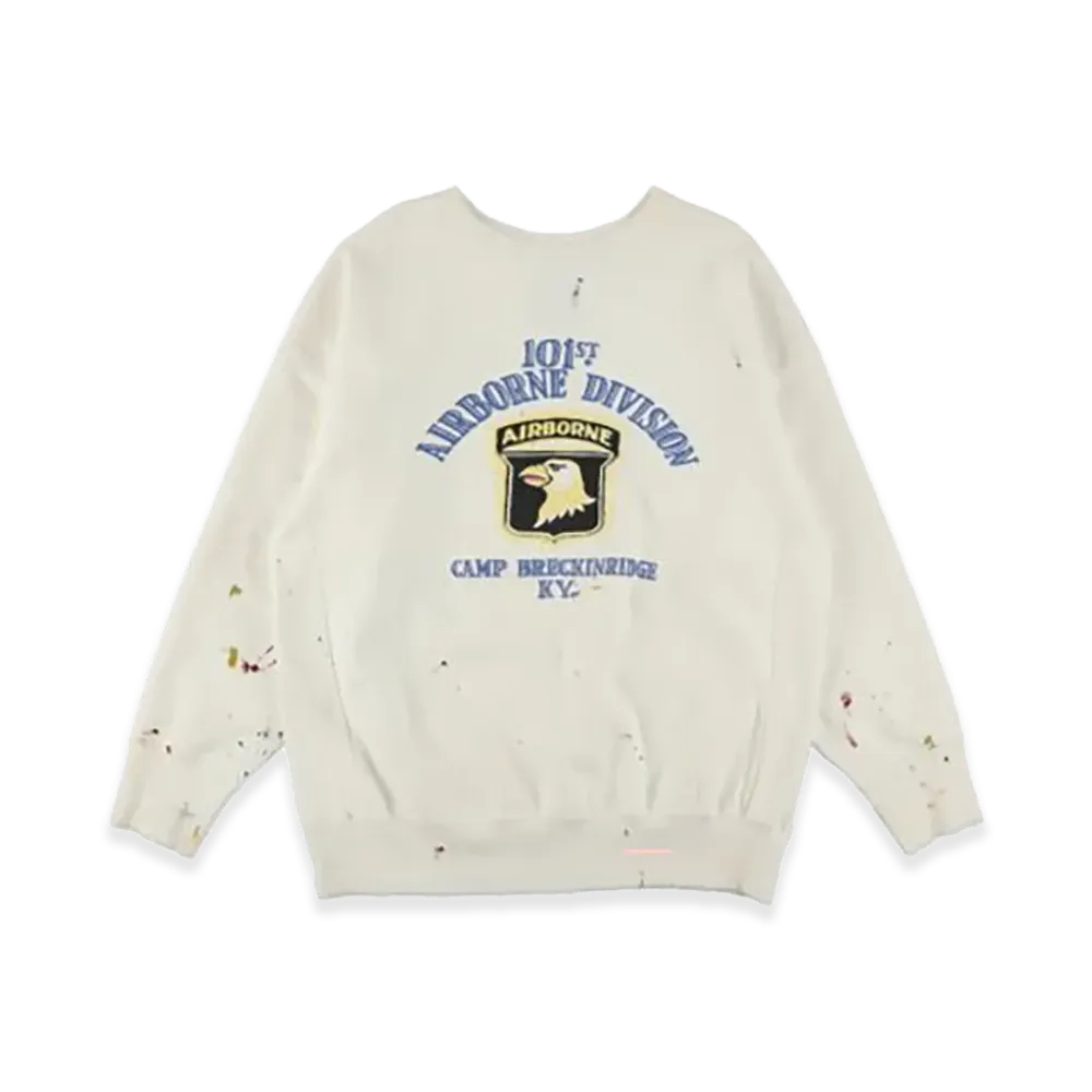 BOW WOW 101St Airborne Div. Sweatshirt Aged "White"