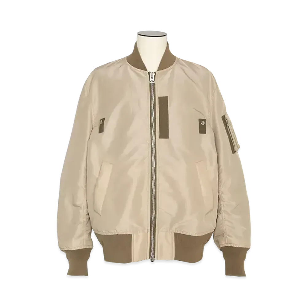 sacai Nylon Twill Blouson "Beige"