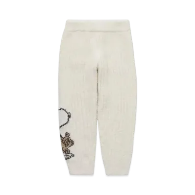 GELATO PIQUE x PEANUTS Kids Snoopy x Bear Jacquard Long Pants "Off White"