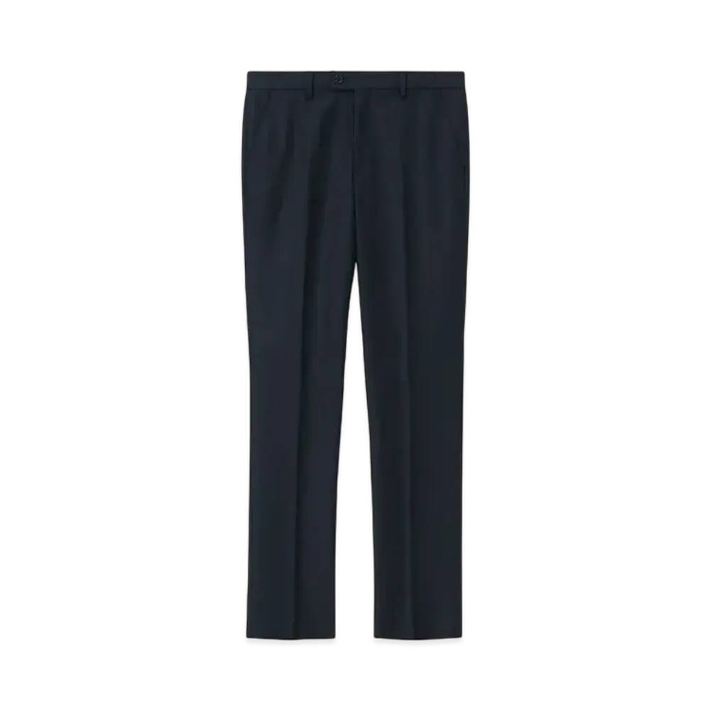 Paul Smith Navy Solid Stretch 2B Single Suit "Navy"