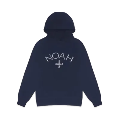 Noah Zebra Core Logo Hoodie "Navy"