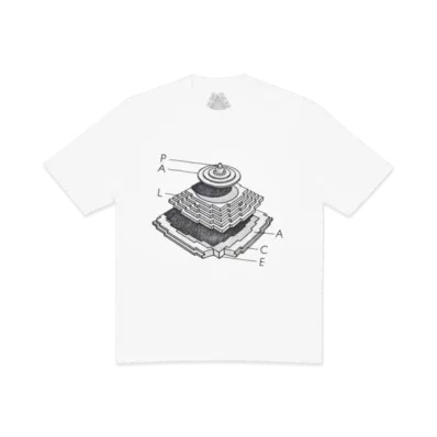 PALACE Pyramidal T-Shirt "White"
