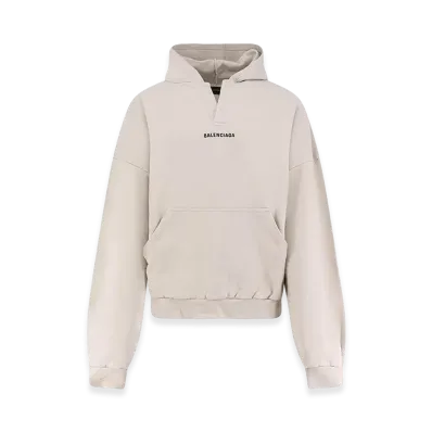 BALENCIAGA Chalk Cotton Sweatshirt "White"