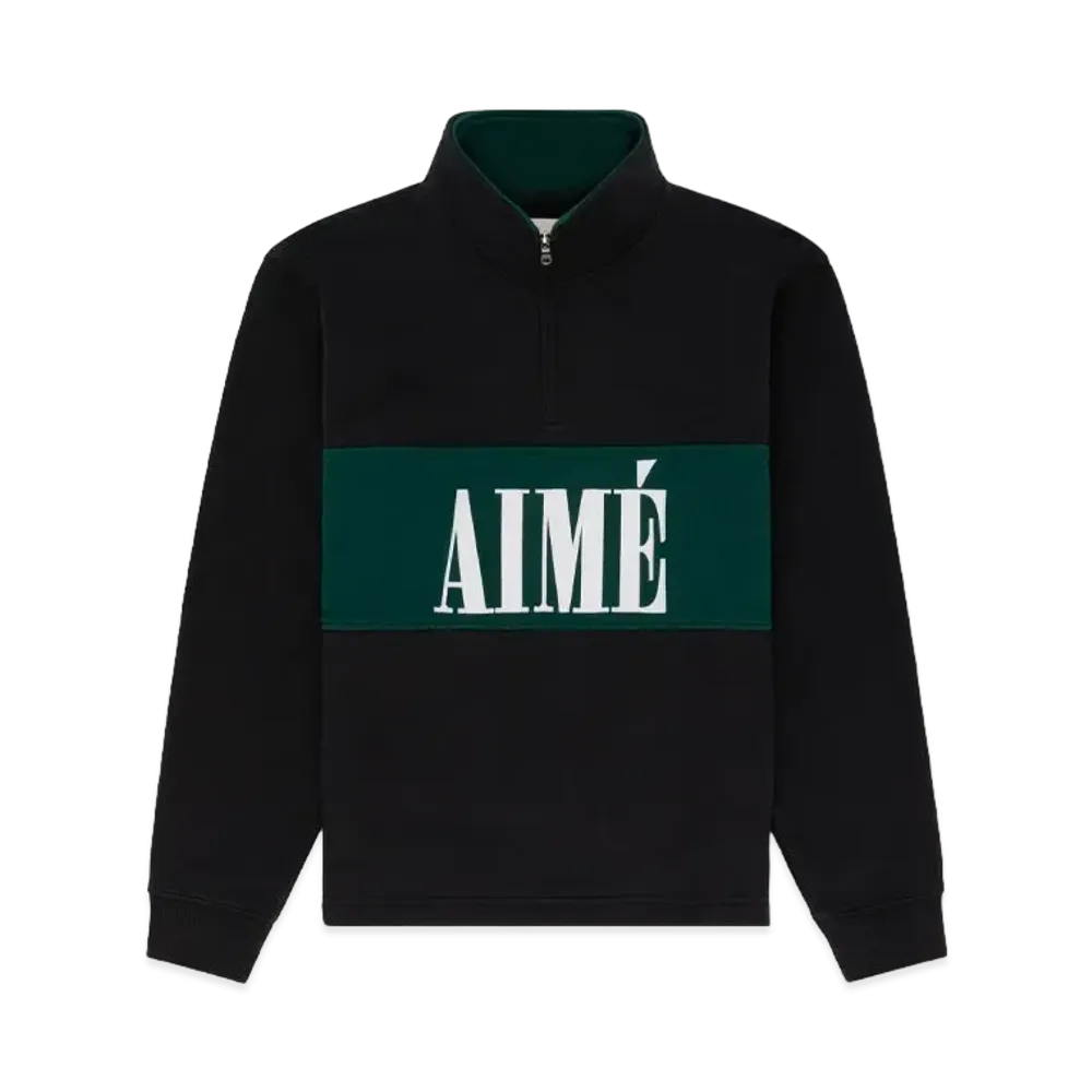 Aime Leon Dore Aime Quarter Zip Pullover "Black"