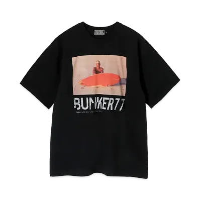 HYSTERIC GLAMOUR x BUNKER 77 Tee "Black"
