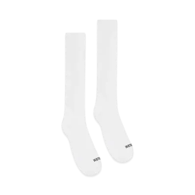 WE11DONE Jacquard High Socks "White"