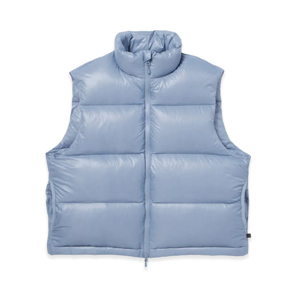 DAIWA PIER39 Women's Tech Ultra Light Down Vest "Light Blue"
