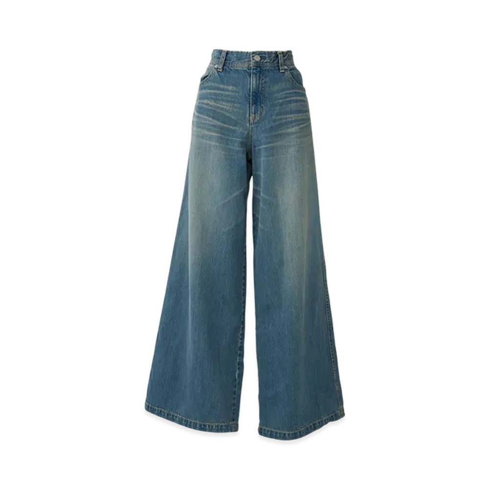 HYSTERIC GLAMOUR Denim Wide Pants "Light Indigo Blue"