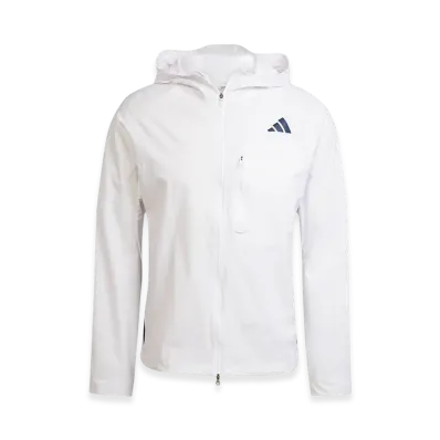 adidas Adizero Running Jacket "White/White"