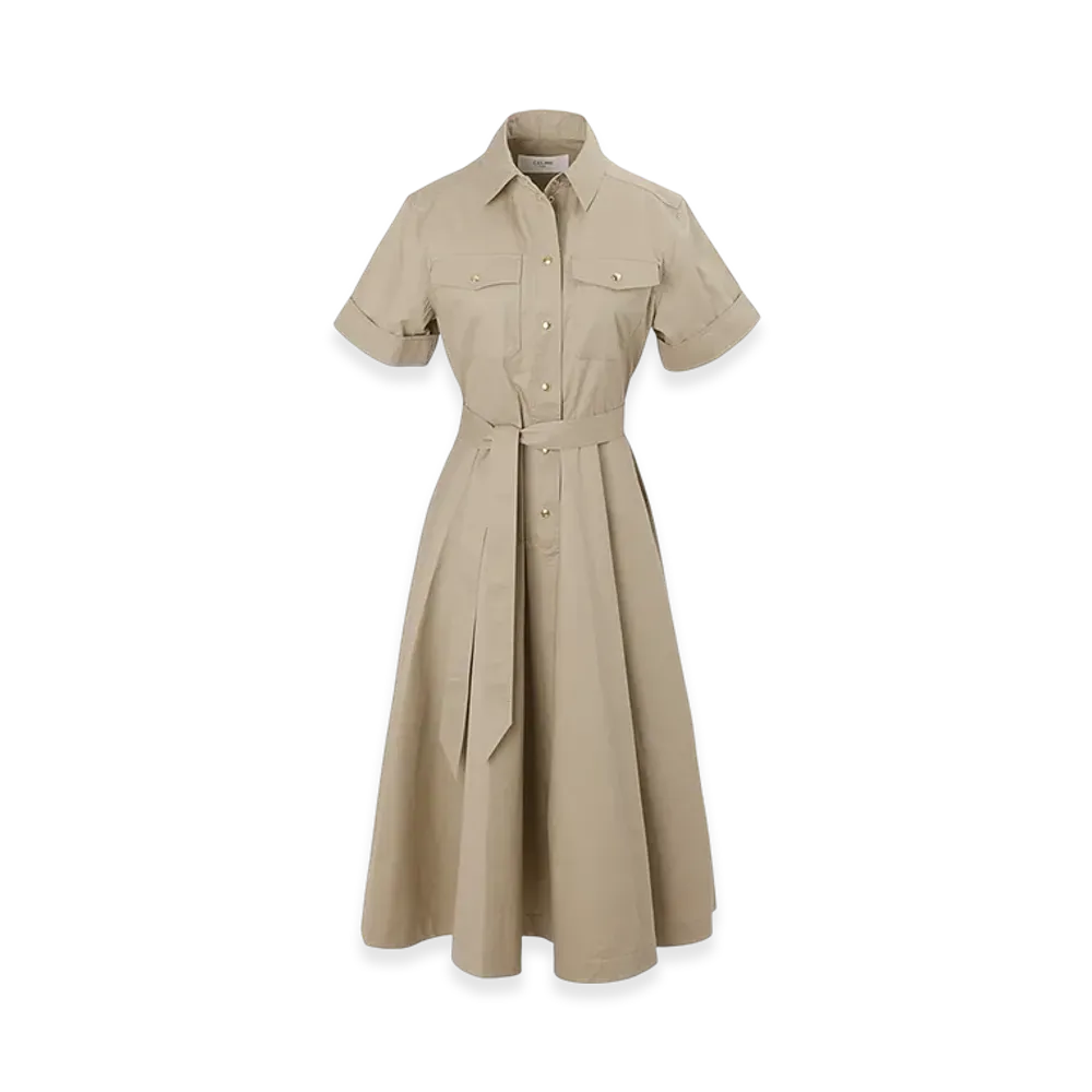 CELINE Robe Saharienne "Beige"
