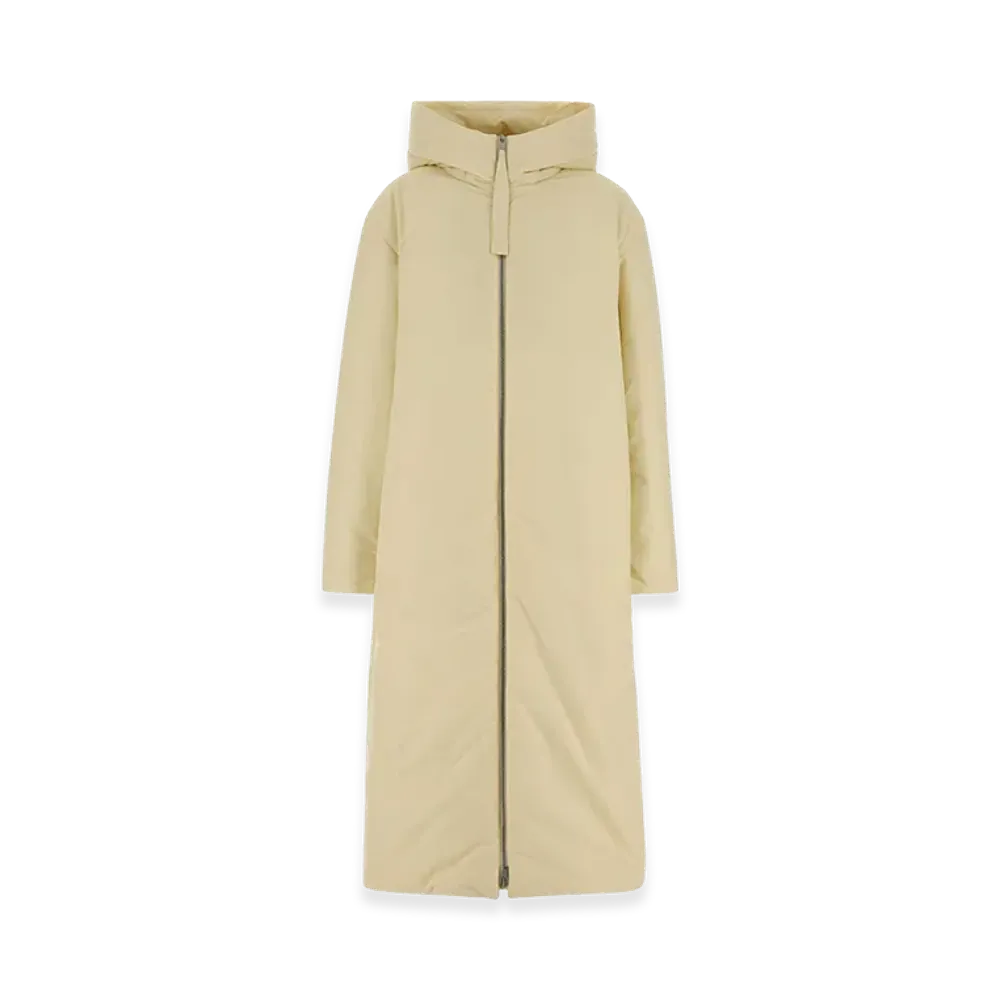Jil Sander Women's Cream Polyester Down Coat "Yellow"