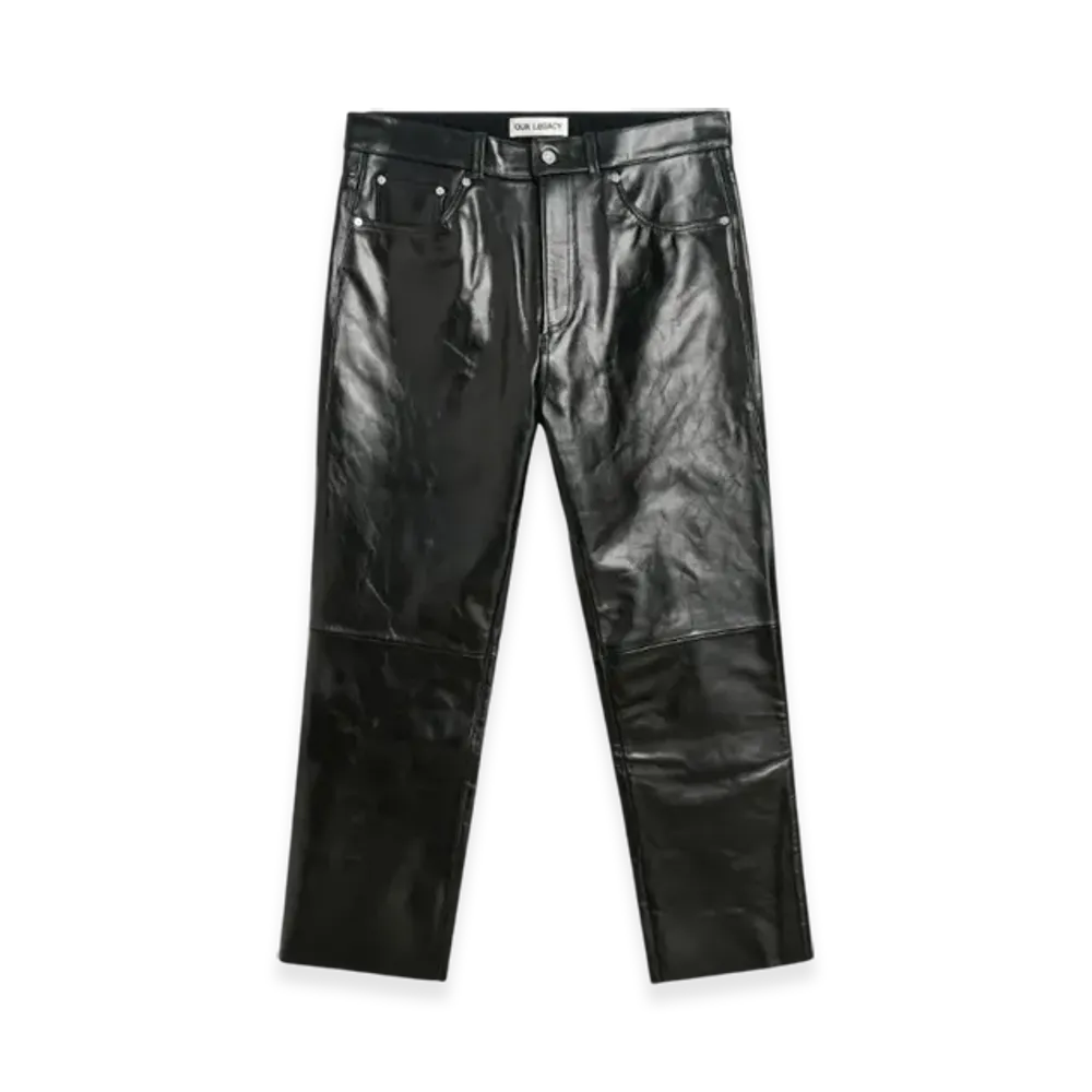 OUR LEGACY x Denim Tears x Tupac Leather Cut "Black"
