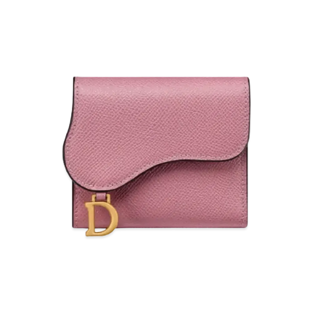Dior Saddle Medium Lotus Wallet Grain Deal Fuskin "Lavender"