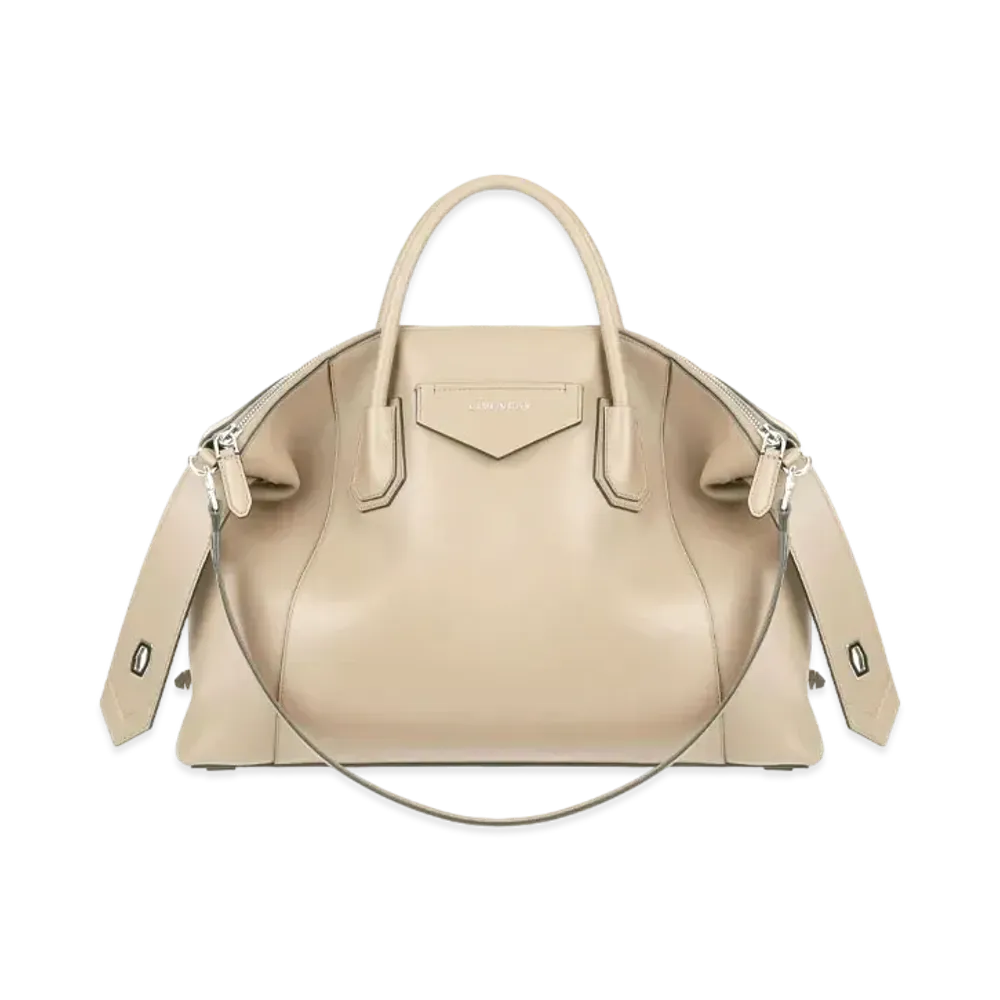 GIVENCHY Medium Antigona Soft Bag In Smooth Leather "Dune"