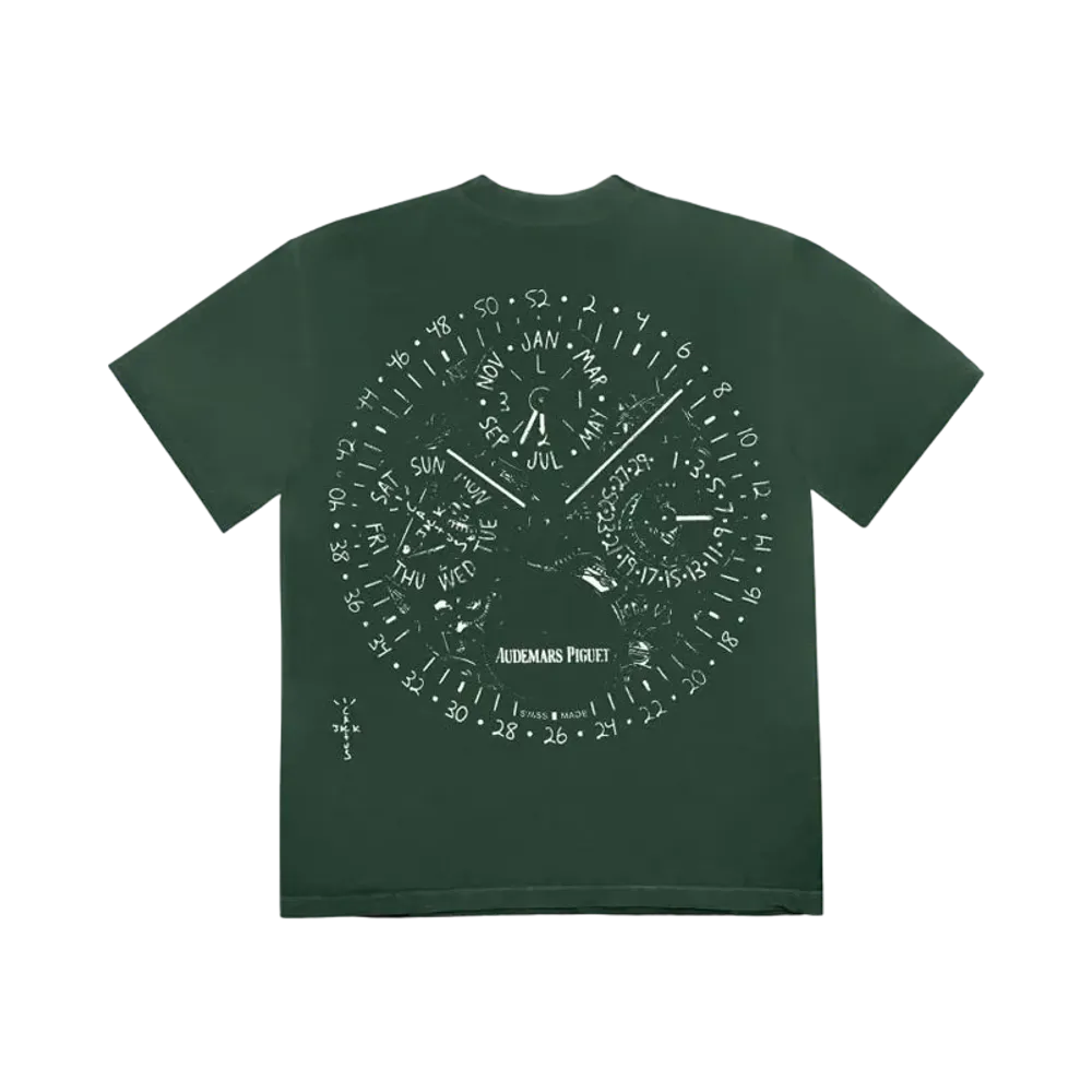 Travis Scott Cactus Jack x AP Watch Face Tee "Green"