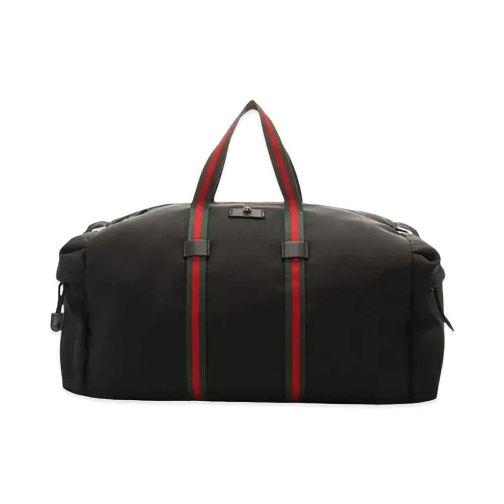 GUCCI Boston Bag Sherry Nylon "Black"